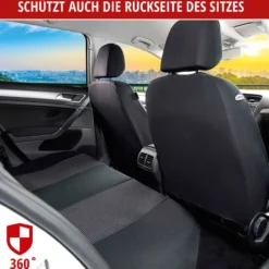 Autositzbezug Pineto schwarz-grau