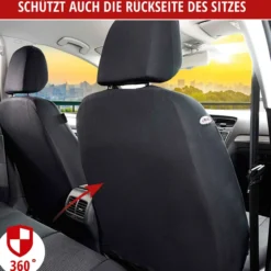 Autositzbezug Pineto schwarz-grau