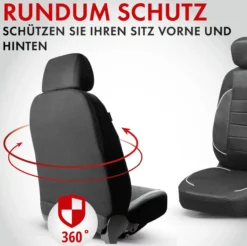 Autositzbezug Rover Coll. Premium Zipp-It - schwarz