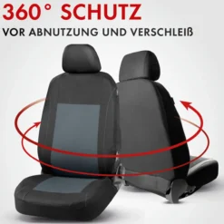 Autositzbezug Sandray grau-schwarz
