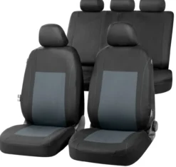Autositzbezug Sandray grau-schwarz