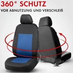 Autositzbezug Sandray grau-schwarz