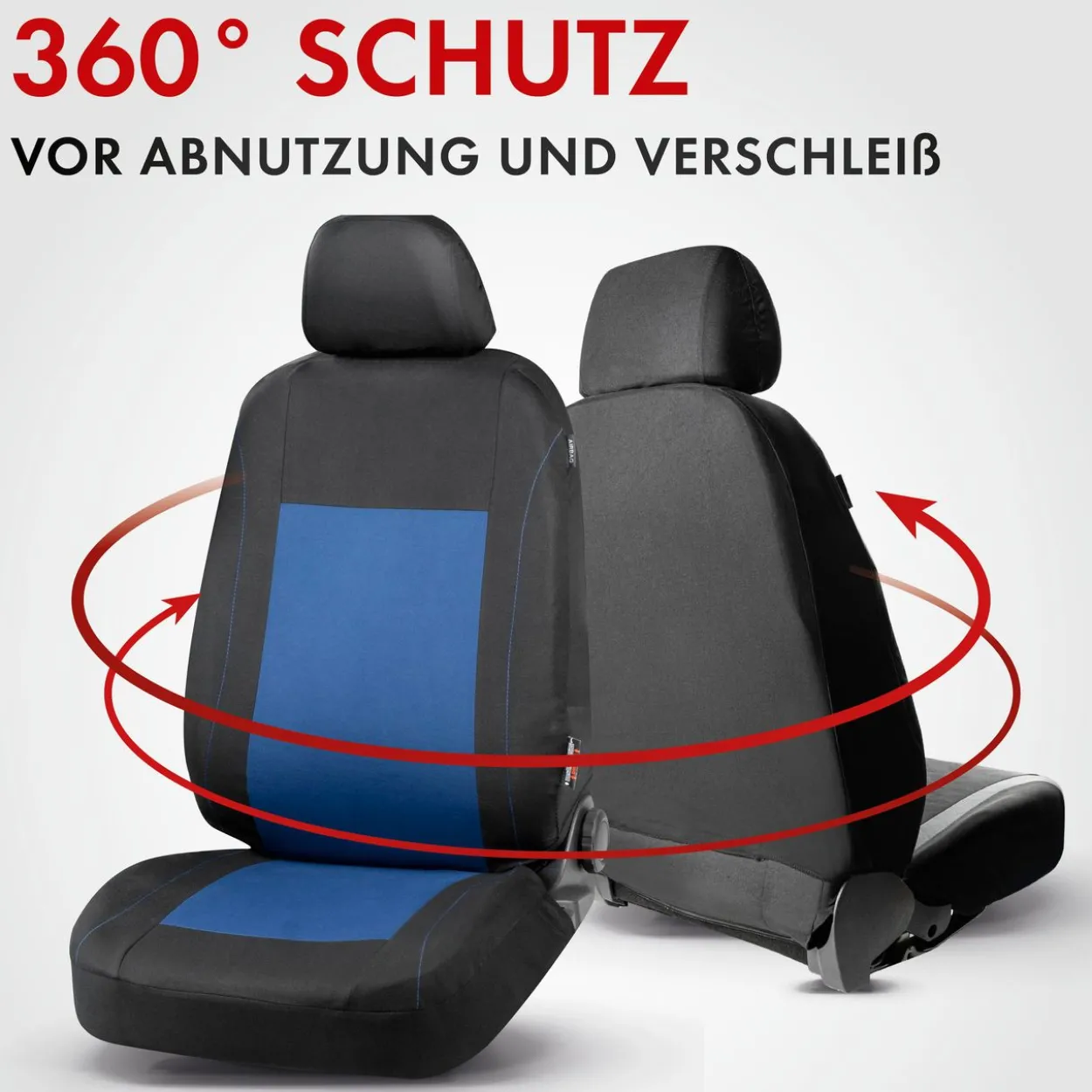 Autositzbezug Sandray grau-schwarz