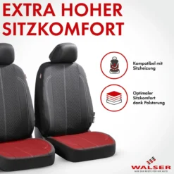 Autositzbezug Tratto schwarz