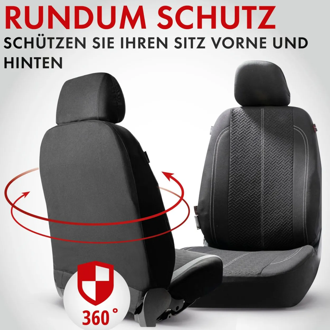 Autositzbezug Tratto schwarz