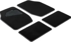 Autoteppich Matrix schwarz-grau