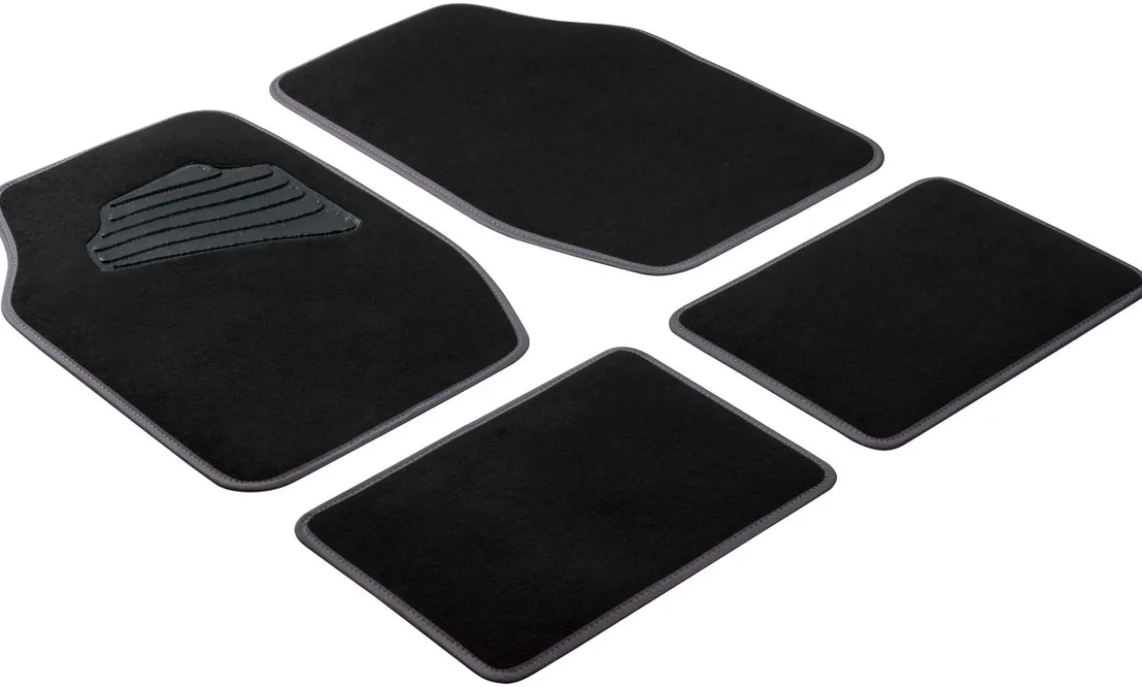 Autoteppich Matrix schwarz-grau