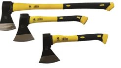 Axt Beil Spaltaxt Holzaxt 600 1000 1250 g Fiberglasstiel 3 tlg Set