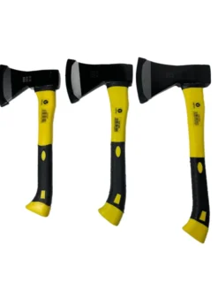 Axt Beil Spaltaxt Holzaxt 600 800 1000 g mit Fiberglasstiel 3 tlg Set
