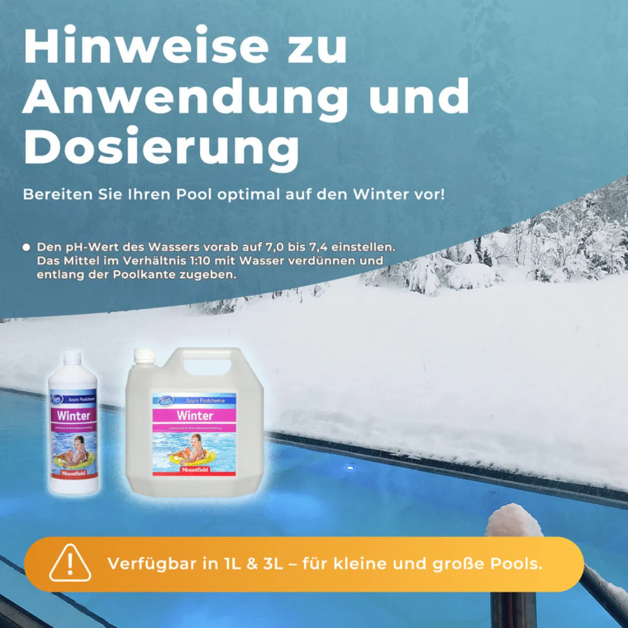 Azuro Winterschutzmittel für Pool