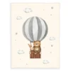 babybest Ballonfahrt Microfaserflausch-Decke Größe 75x100 cm