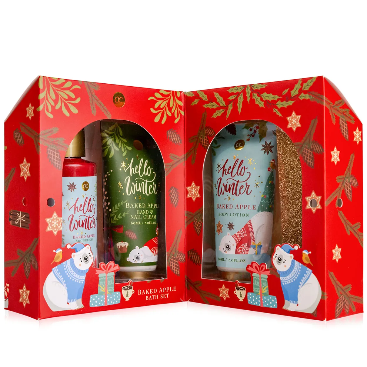 Badeset HELLO WINTER in Geschenkbox