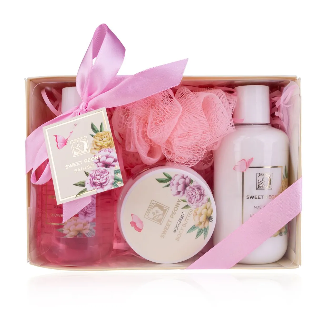 Badeset SWEET PEONY in Geschenkbox