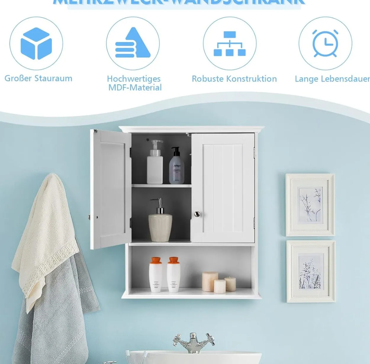 Badezimmerschrank, Wandschrank