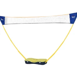 Badminton Netz mit 4 Schlägern tragbar