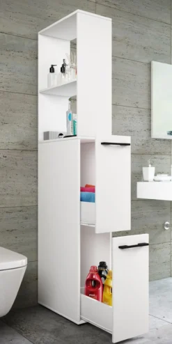 Badregal Raumteiler "Sadilo XL" Weiß