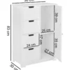 Badschrank 56 x 83 x 30 cm