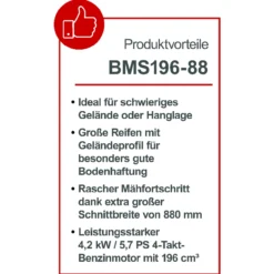 Balkenmäher PWSCM196-88