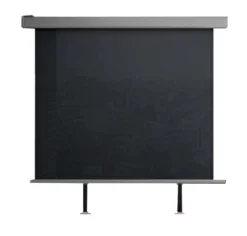 Balkonmarkise Sichtschutz Sonnenrollo aus Aluminium, ca. 150 x 200 cm - Anthrazit