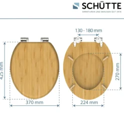 Bambus WC-Sitz
