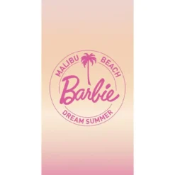 Barbie Badehandtuch 70×140 cm – Weiches Strandtuch aus Baumwolle