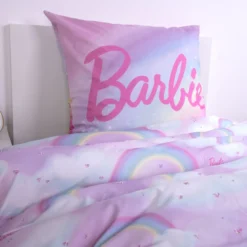 Barbie Bettwäsche Größe 80x80 + 135x200 cm