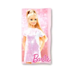 Barbie Poolhandtuch Farbenfrohes Strandtuch für kleine Fans, 70cm x 140cm