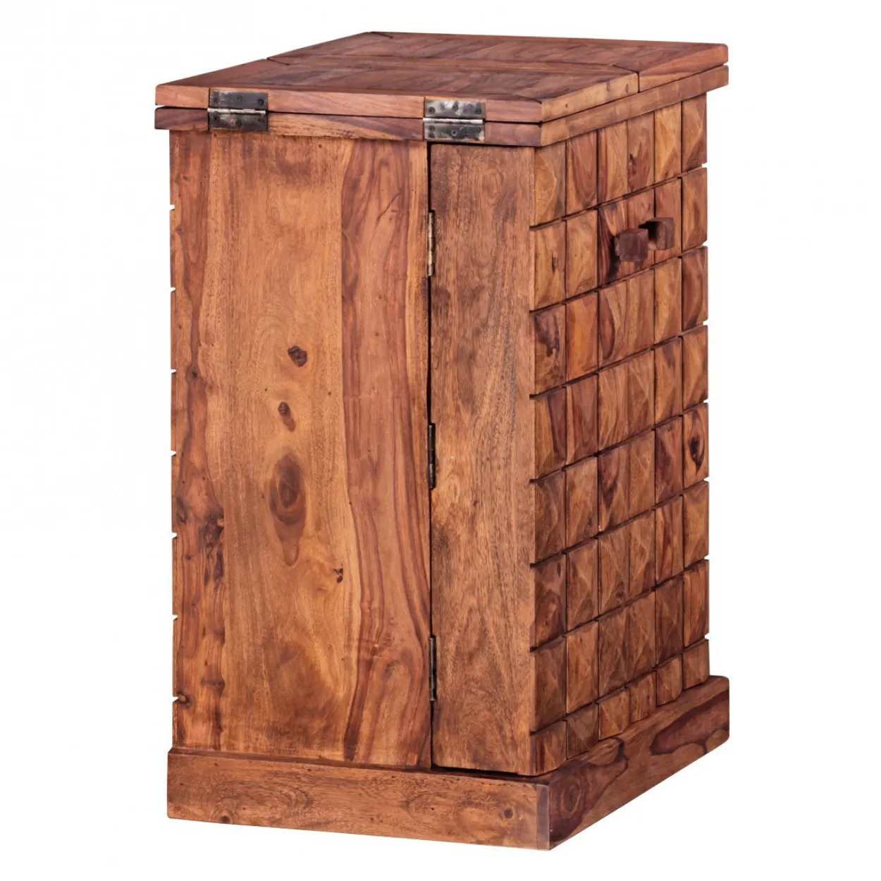 Barschrank aus Massivholz