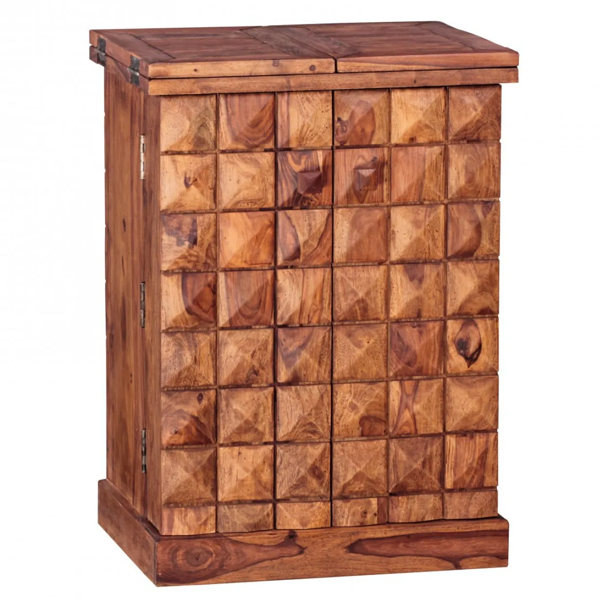 Barschrank aus Massivholz