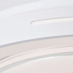 Barty LED Deckenlampe, Ø 49 cm, weiß/chrom