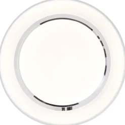Barty LED Deckenlampe, Ø 49 cm, weiß/chrom