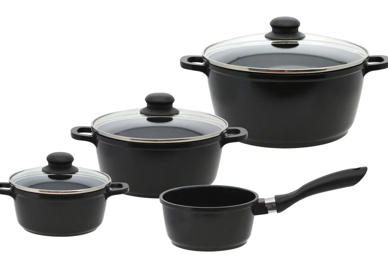 Basic Topfset 4-teilig "Black Cast"