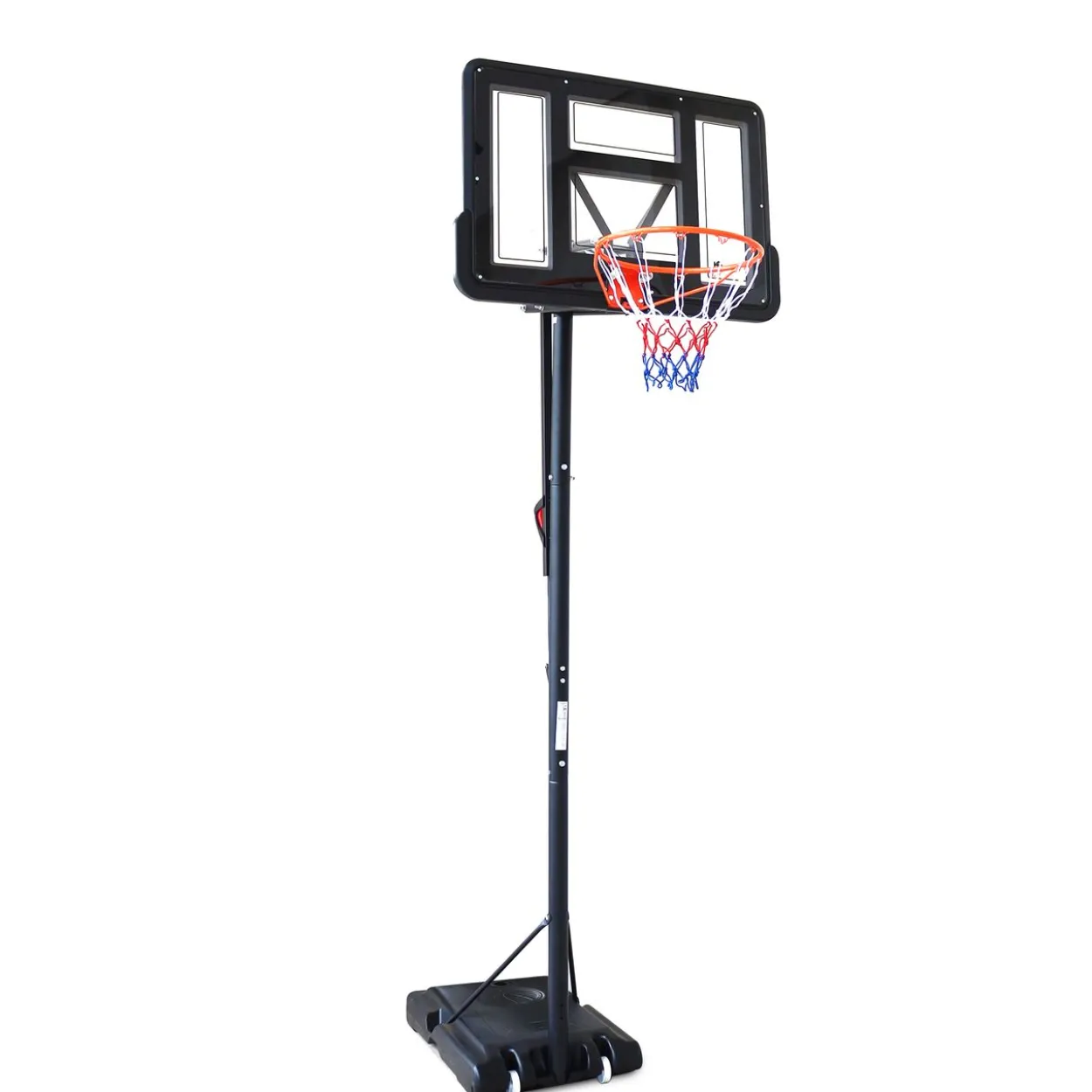 Basketballanlage mit Standfuß und Rollen 3m