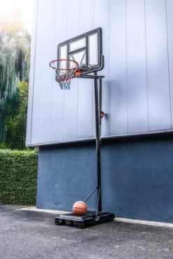 Basketballanlage mit Standfuß und Rollen 3m