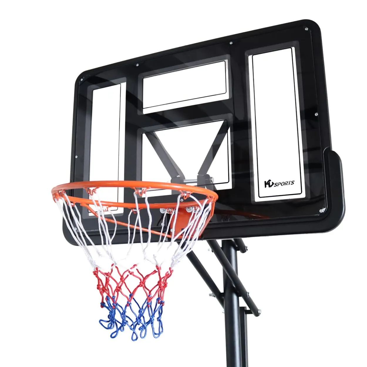 Basketballanlage mit Standfuß und Rollen 3m