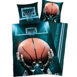 Basketball Bettwäsche Größe 80x80 + 135x200 cm