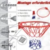Basketballkorb mit Netz Basketballnetz ø46