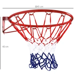 Basketballkorb mit Netz Basketballnetz ø46