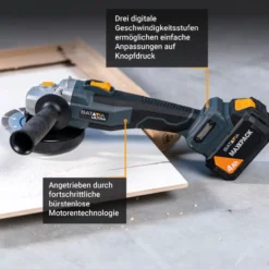 Batavia Maxxpack 18V Brushless Akku-Winkelschleifer 125mm (ohne Akku und Ladegerät)
