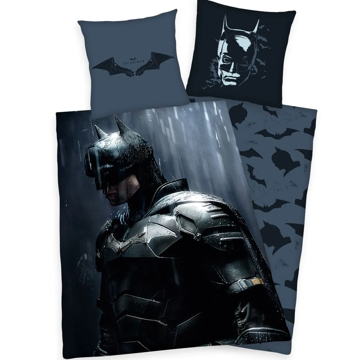 Batman Bettwäsche Größe 80x80 + 135x200 cm
