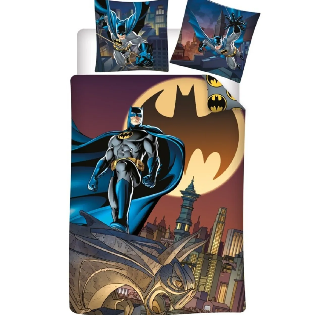 Batman Kinderbettwäsche-Set Decke & Kissen