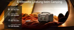 Batterie für Camper – Ampace 600PRO Tragbar Batterie mit 600W