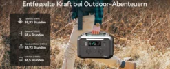 Batterie für Camper – Ampace 600PRO Tragbar Batterie mit 600W