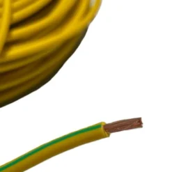 Batteriekabel H07V-K 16 mm² Stromkabel gelb-grün 5m