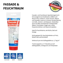 baufan Fassaden- und Feuchtraumspachtel