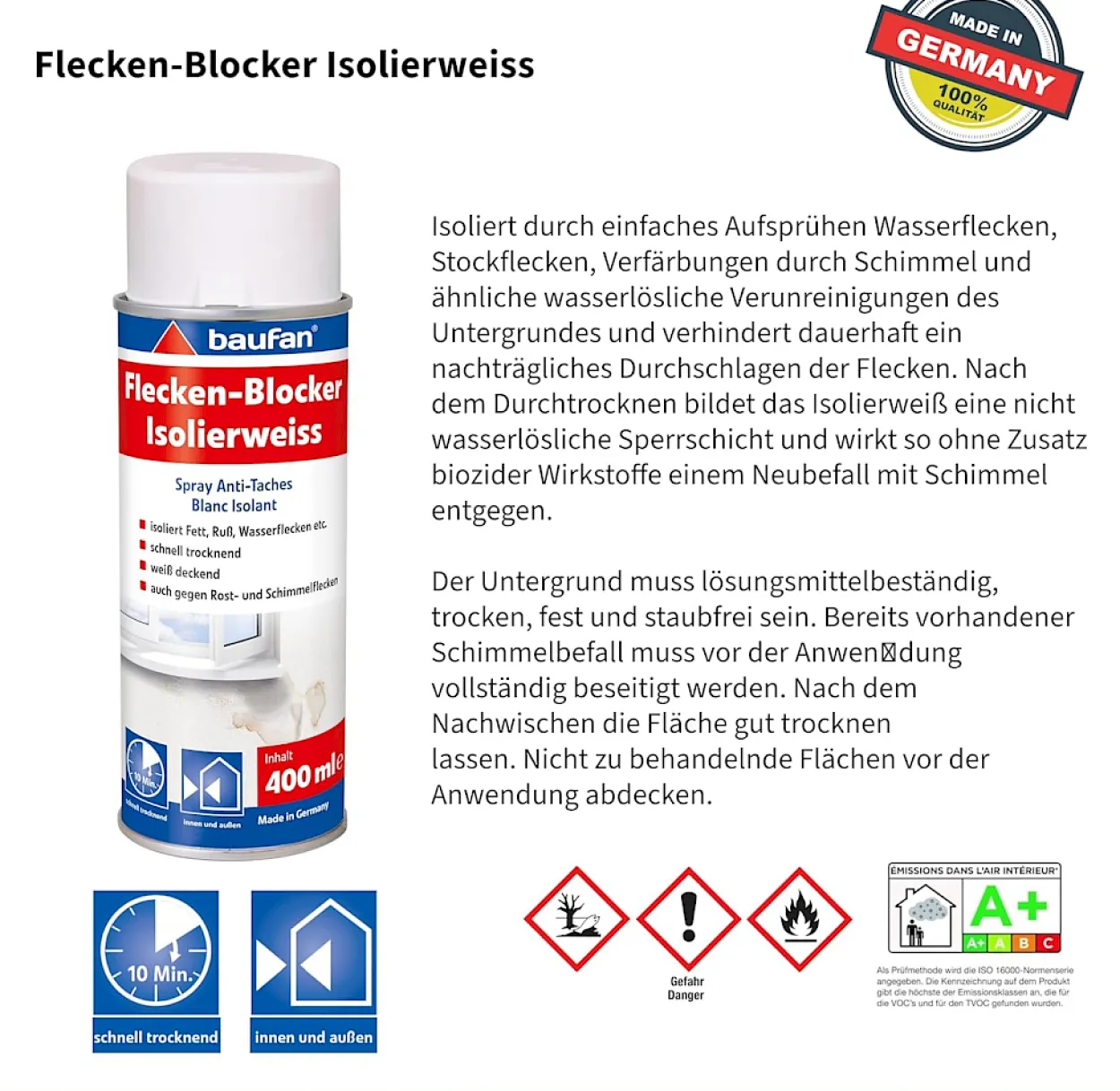baufan Flecken Blocker