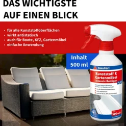 baufan Kunststoff und Gartenmöbel Intensiv Reiniger PLAST
