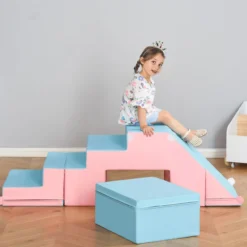 Bausteinset 2er-Set Bausteine rekonfigurierbares Design Rosa+Blau