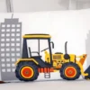 Baustelle Bettwäsche Größe 40x60 + 100x135 cm