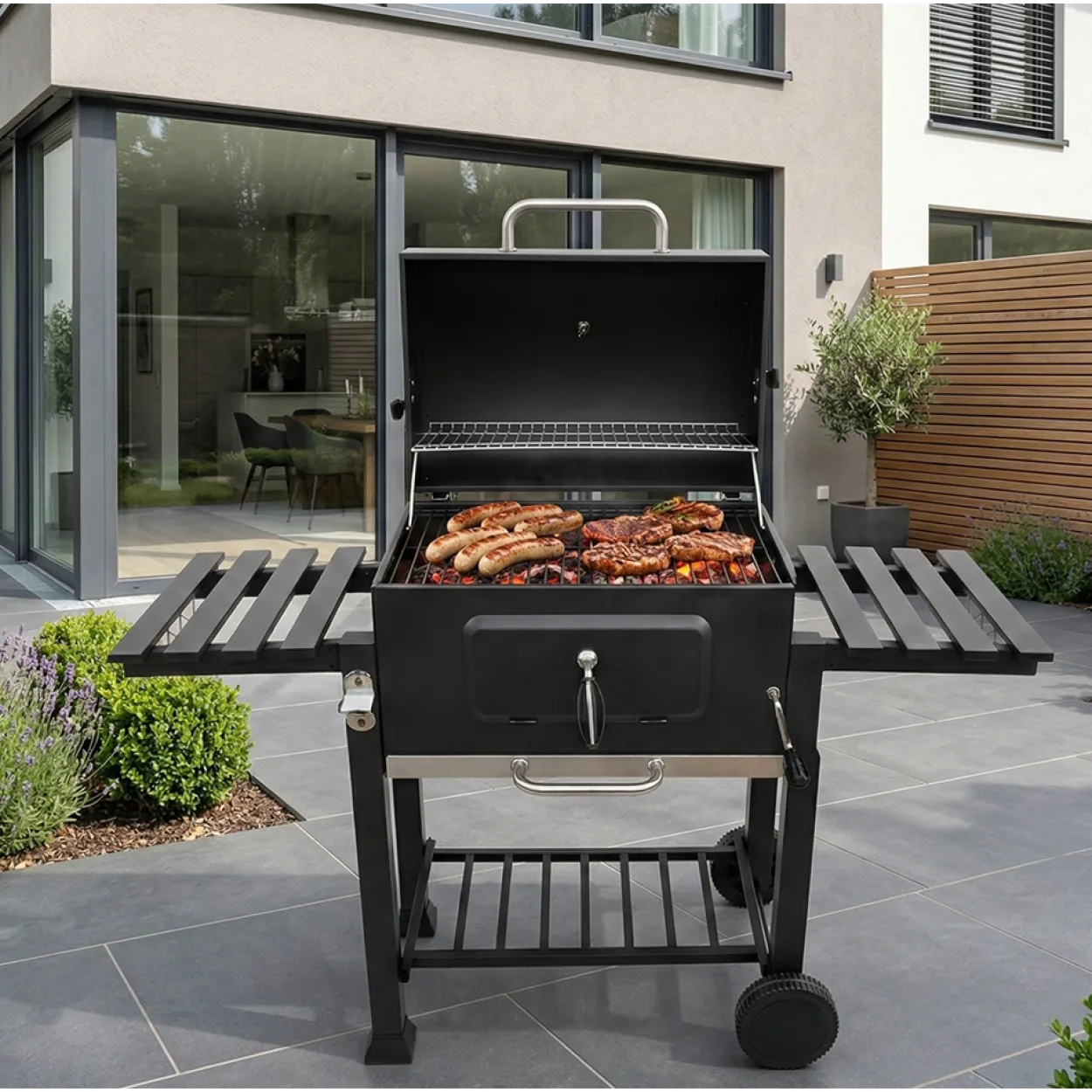 BBQ Grill, ca. 115 x 46 x 106 cm